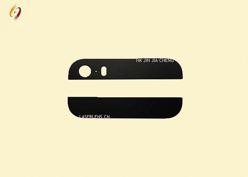 Up and Down Glass of Back Cover for Phone 5S(Black)