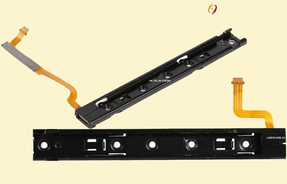 Left & Right Plastic Slider with Flex Cable for Switch Console